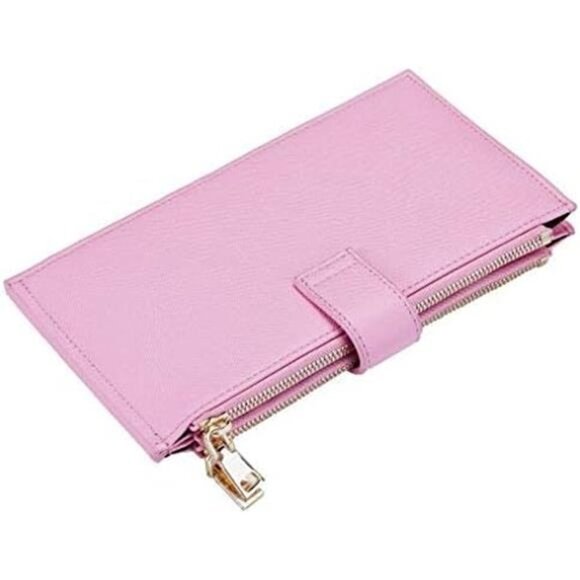 Valentines Day Women Wallet RFID Blocking Bifold Multi Card Wallet Zipper Pocket - Picture 4 of 5